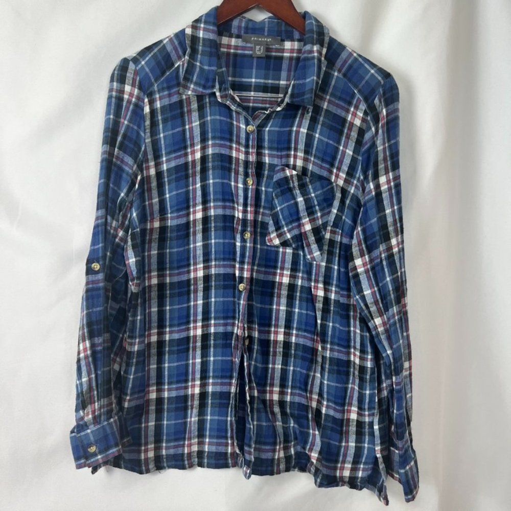 Primark Plaid Button Down Shirt